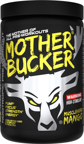 Bucked Up Pre-Workout Mother Bucker Musclehead Mango 20SRV