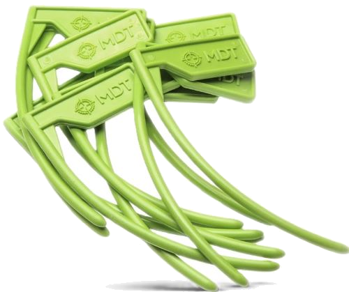 MDT Chamber Flags Green 10-Pk