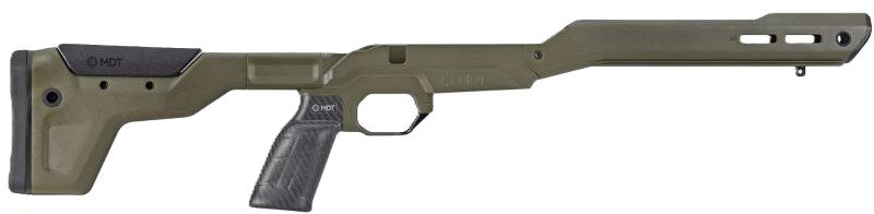 MDT Hnt-26 Rem 700 La Right-Hand Folding ARCA Cobalt Green Chassis