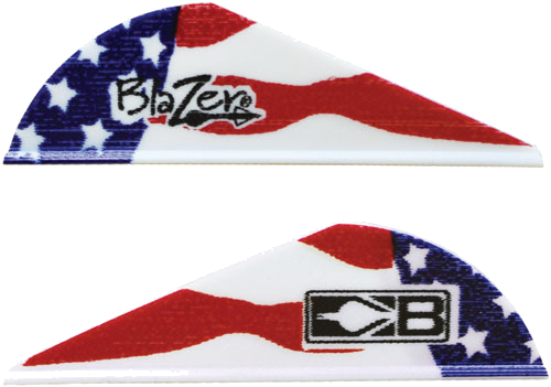 Bohning Blazer Vanes True Color 2" American Flag 36-Pack