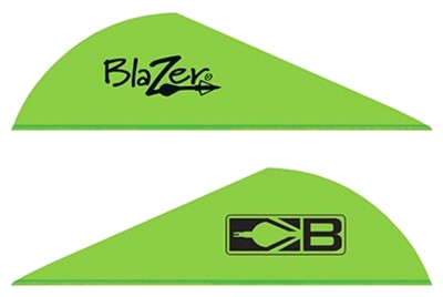 Bohning Blazer Vanes 2" Solid Neon Green 100-Pack