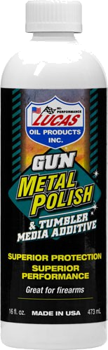 Lucas Oil 16 oz Gun Metal Polsh Tumbler Media Additive Liquid