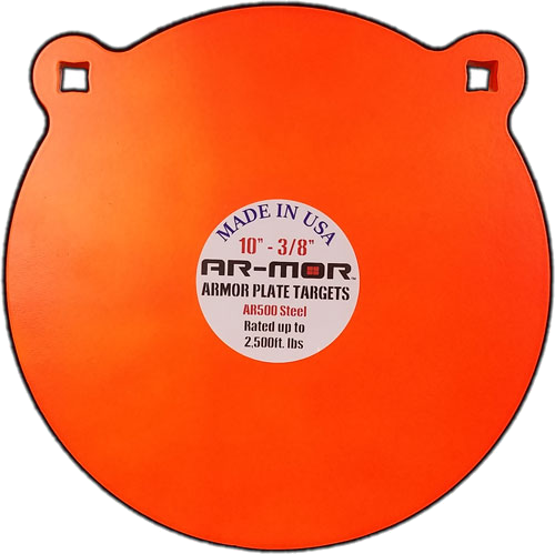 Ar-mor 10" AR500 Steel Gong 3/8" Thick Steel Round