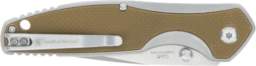 Smith & Wesson S&W Cleft 3.25" Spring Assist G10 Scales Handle Knife