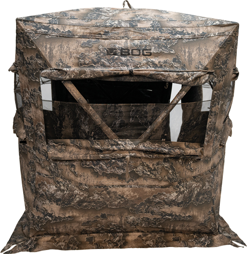 BOG Prevail Sitting Height Ground Blind Realtree Excape