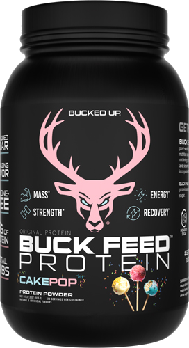 Bucked Up Buck Feed Original Protein Cake Pop 30 Servings