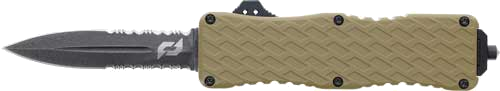 Schrade Uproar D/A Otf 3" D2 Bayonet Point FDE/Black Knife