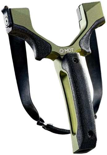 MDT Slingshot Hand Aluminum Frame Green Mini Cannon