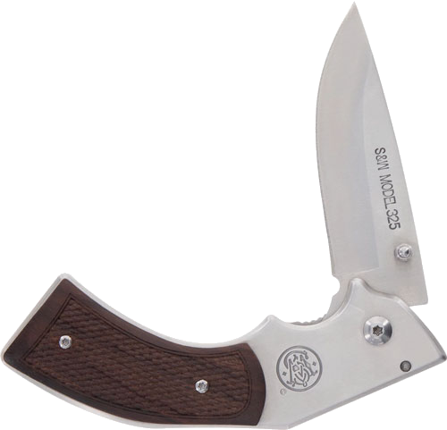 Smith & Wesson S&W Model 325 Revolver 3" Folder with Wood Grips Knife