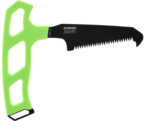 Schrade Isolate Small Bone Saw 3" T-Handle SK5 Green Knife