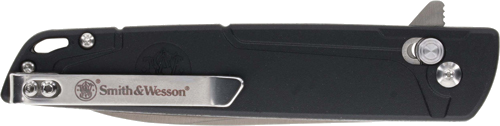 Smith & Wesson S&W 24/7 Crossbar Folder 3.25" Ss/Black Gentleman Carry Knife