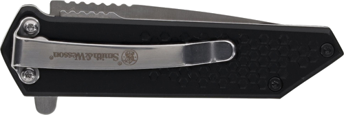 Smith & Wesson S&W Extreme Ops Spring Assist Tanto 2.5" Black/Ss Knife