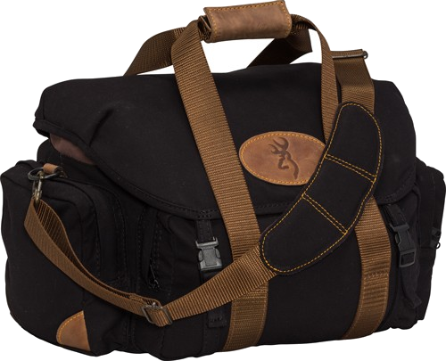 Browning Lona Canvas Shooting Bag 19"WX11.5"HX13"d Black/Brown
