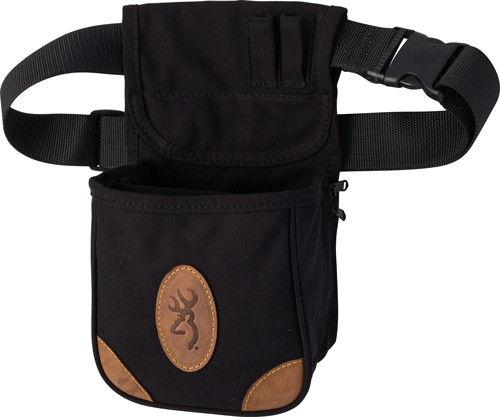 Browning Lona Canvas Shell with Belt Black/Brown Pouch
