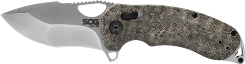 Sog Kiku Xr Satin 3" Plain Edge Satin/Gray Knife