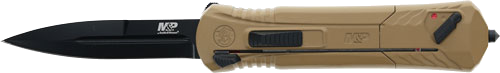 Smith & Wesson S&W M&P Otf 3.5" Single Edge Spear Point Black/FDE