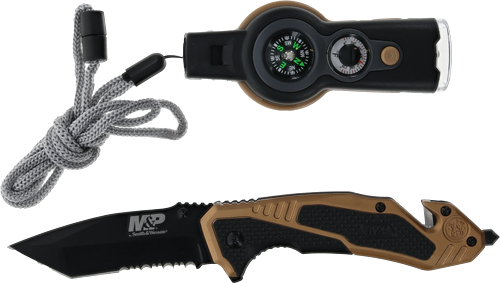 Smith & Wesson S&W M&P Tactical Folder & 7IN1 Tac Tool Promo Q3 26' Knife