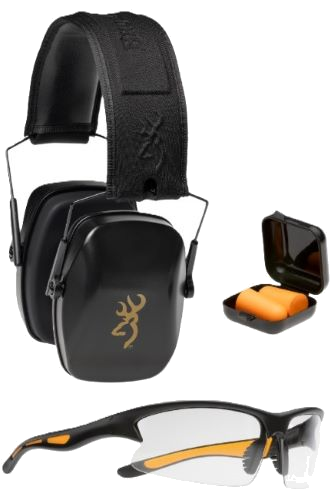 Browning Buckmark Range Kit with Glasses Black