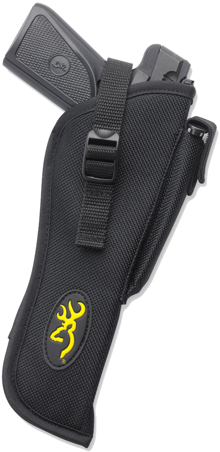 Browning Belt with Pouch Buck Mark Blck Right-Hand Holster