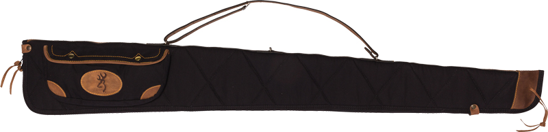 Browning Lona Canvas Gun 52" Black/Brown Trim with Sling Case