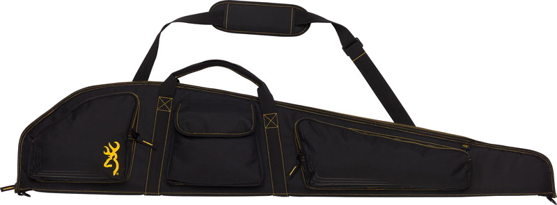 Browning Buck Mark Logo Gun 50" Black/Gold with Sling Case