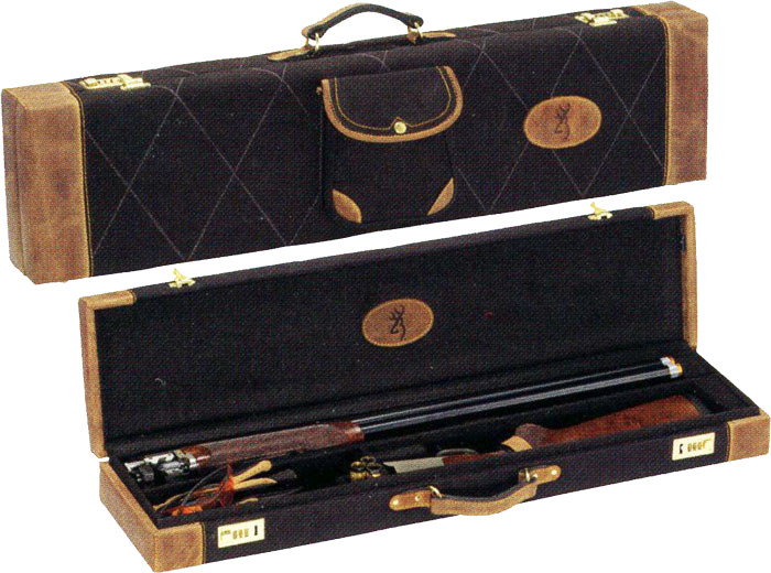 Browning 34" Luggage Case O/U to Lona Black/Brown Barrel