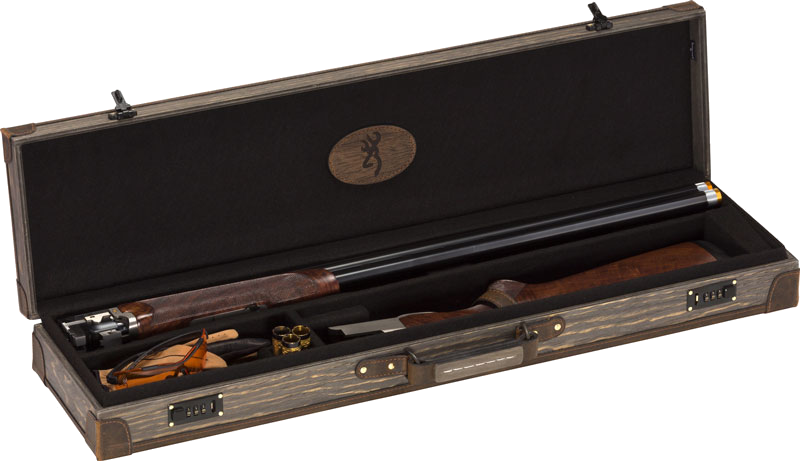 Browning Luggage O/U & Bt to 32" Dark Madera Wood Grain Case