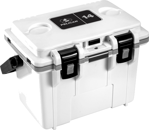 Pelican Coolers Im 14 Quart White/Gray with Dry Storage