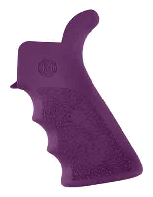 Hogue AR-15 Beavertail with Finger Grooves Purple Grip