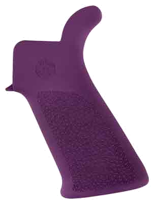 Hogue AR-15 Beavertail No Finger Grooves Purple Grip