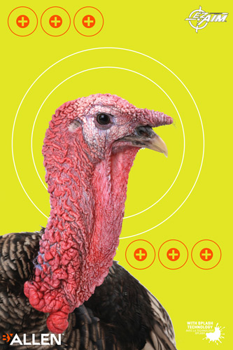 Allen EZ Aim Splash Turkey Target 8-PK 12"X18"