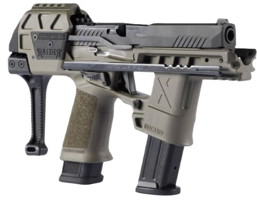 Flux Defense Raider X P320 Ranger Green Chassis