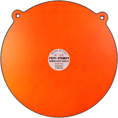 Ar-mor 16" AR500 Steel Gong 3/8" Thick Steel Round