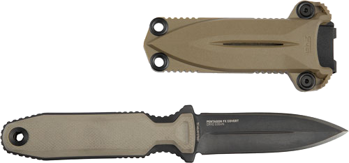 Sog Pentagon Fx Covert 3.41" Dbl Edge Blade Knife