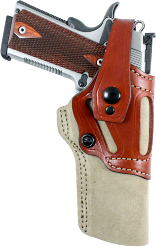 DeSantis Wild Hog Lthr 'S 5" Natural 1911 Ambidextrous Holster