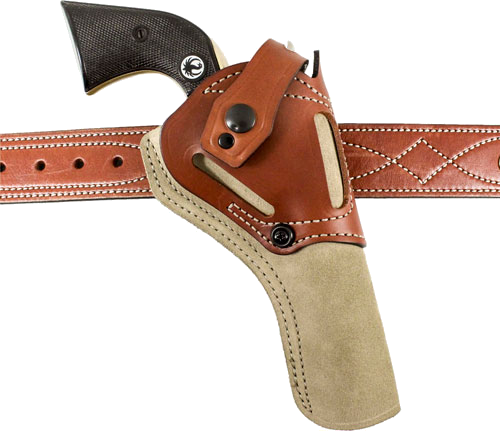 DeSantis Wild Hog Lthr Colt Saa 4 3/4" Natural Ambidextrous Holster