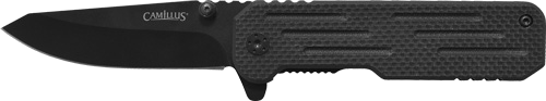 Camillus Knives Choff Drop Point 2.75" Ss Blade Nylon Black