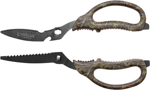 Camillus Knives Game Shear 8.75" Multi-Function Serrated Camo