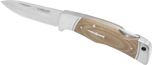 Camillus Knives Classic Lock Back 3.25" Ss Drop Point Micarta