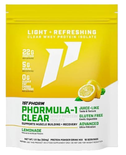 1st Phorm Phormula 1 Clear Protein Powder Lemonade