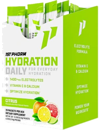 1st Phorm Hydration Sticks Citrus 20 Count