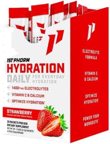 1st Phorm Hydration Sticks Strawberry 20 Count