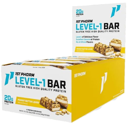 1st Phorm Level 1 Bar Peanut Butter Lover 15 Bars