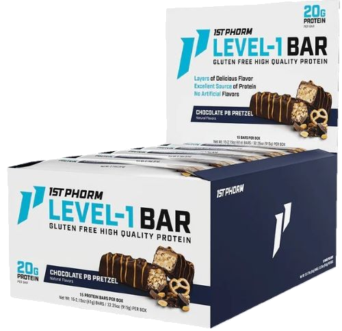 1st Phorm Level 1 Bar Chocolate Pb Pretzel 15 Bars