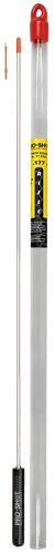 Pro-Shot Products Cleaning Rod – Stainless 1-Piece Airgun Rod 22.5" With .17 Caliber Jag