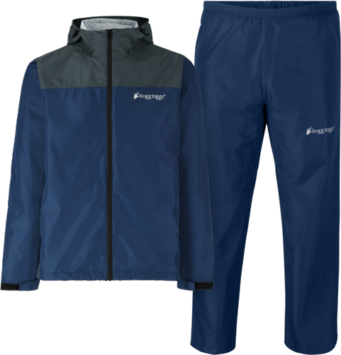 Frogg Toggs Men's Vapor Rain Suit Blue & Gray Sm/Md