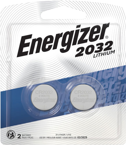 Energizer Lithium Batteries 2032 2-Pack