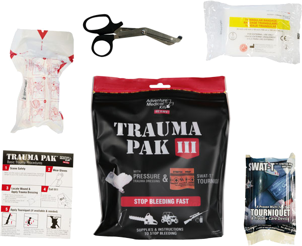 Arb Trauma Pak III with Dressing & Swat Tourniquet