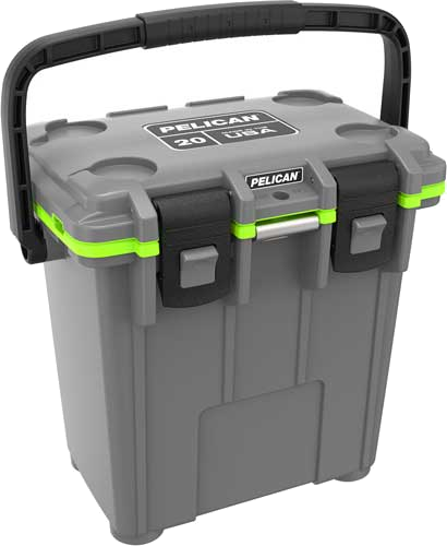 Pelican Coolers Im 20 Quart Elite Dkgray/Green Leg Cut Out
