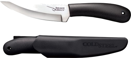Cold Steel Roach Belly 4.5" Plain Edge Blade with Sheath
